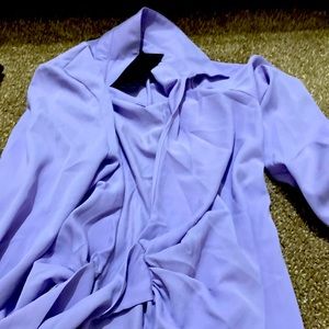 SHEIN SXY Collared Wrap Knot Side Dress worn not at all brand new